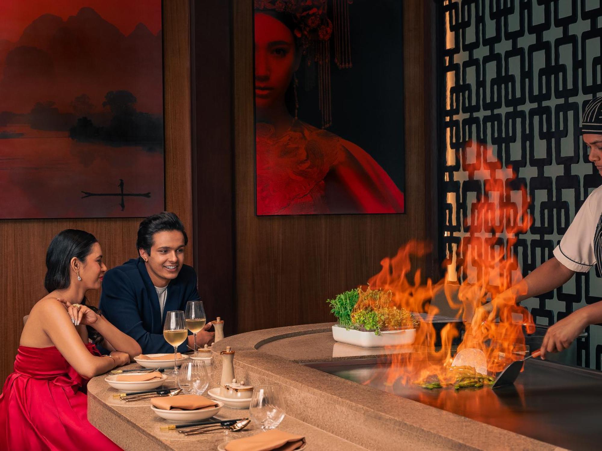 Hyatt Pune Esterno foto A Teppanyaki restaurant in India