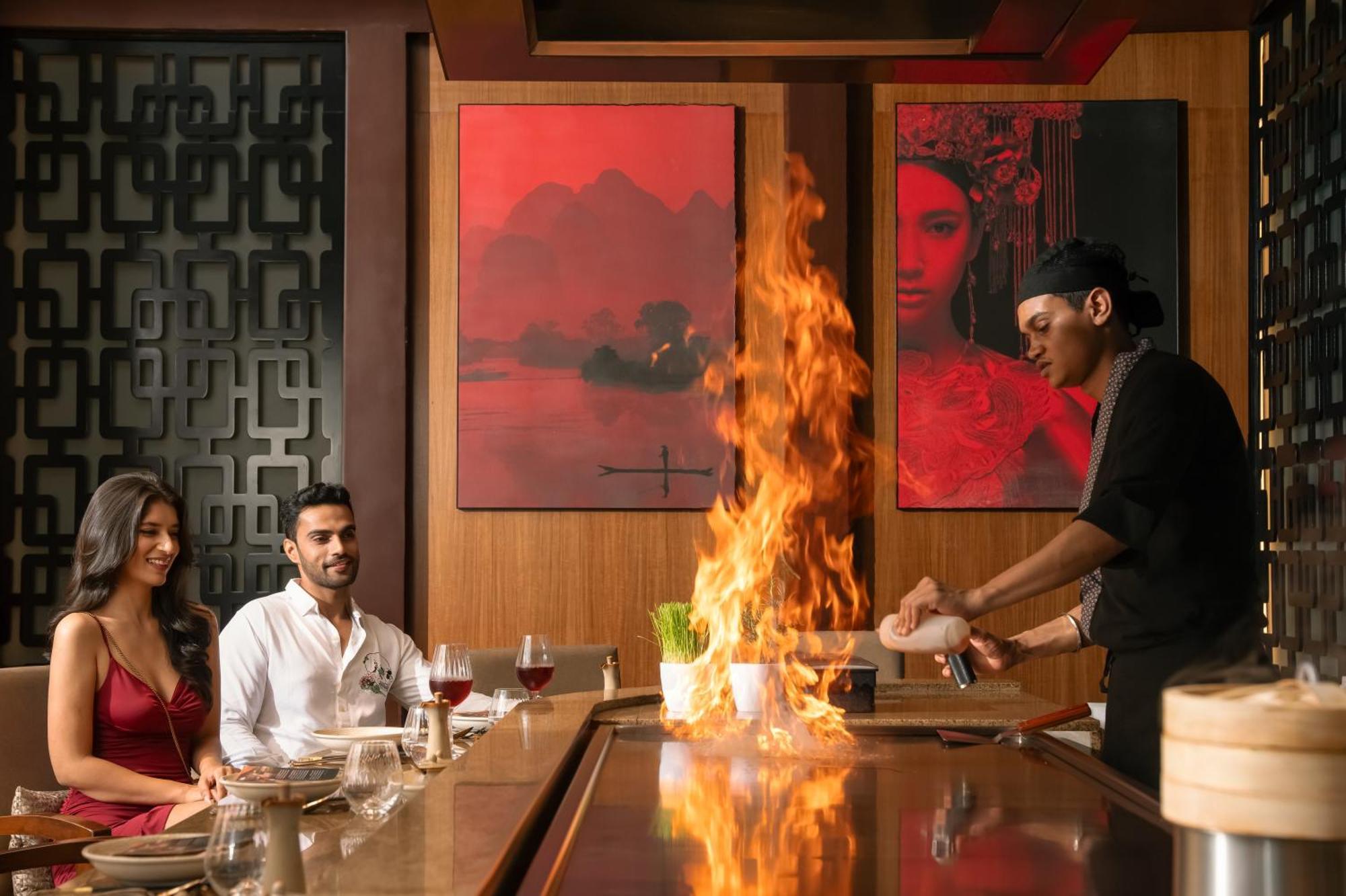 Hyatt Pune Esterno foto A Teppanyaki restaurant in India